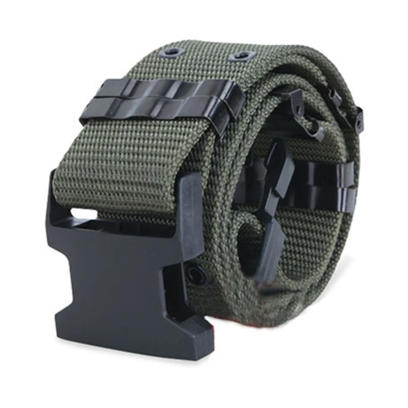 Enhanced Outdoor Tactical Combat Belt with Shoulder and Chest Strap