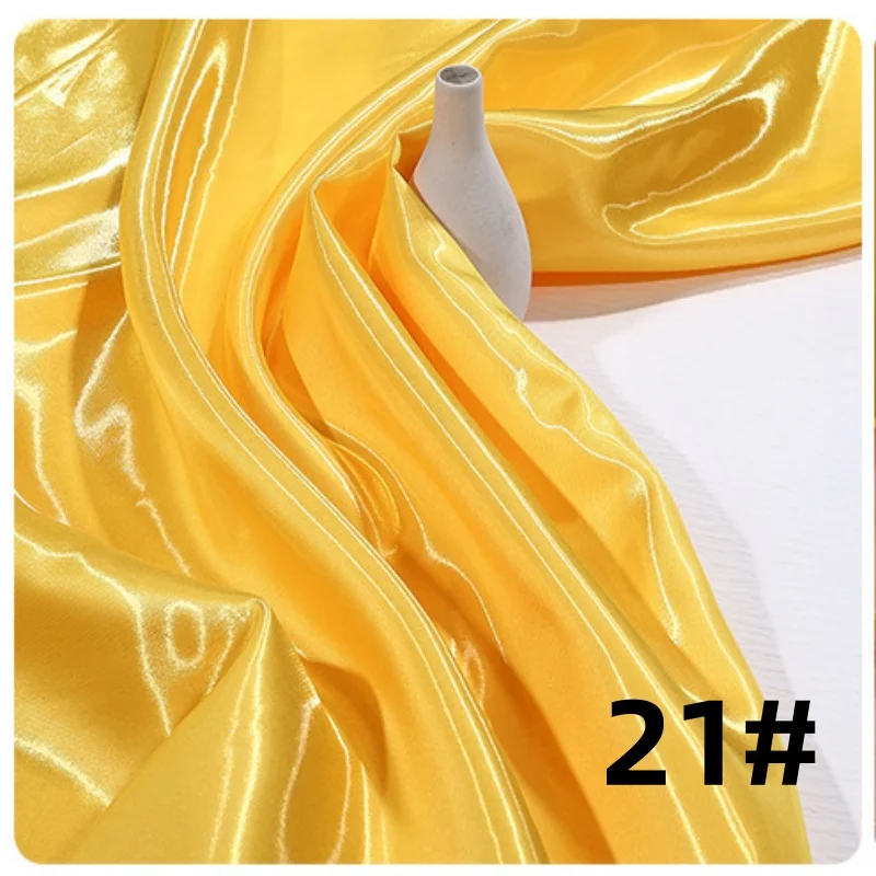 Liquid Water Light Reflective Satin Fabric by the Meter - Smooth, Breathable Finish