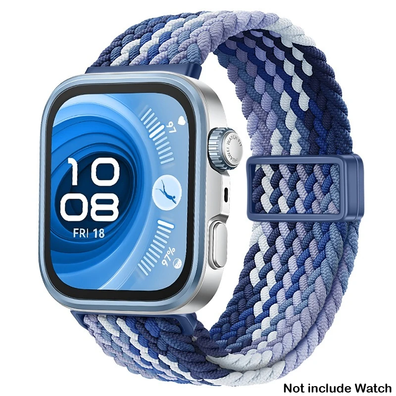 Magnetic Nylon Loop Strap - Elastic Braided Watchband Bracelet