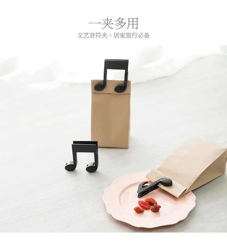 Description Picture 6 of itemMusical Note Clothes Pegs Black Spring Clips Creative Home Clothing Rack for Laundry Organization Baby Clothes Drying TikTok