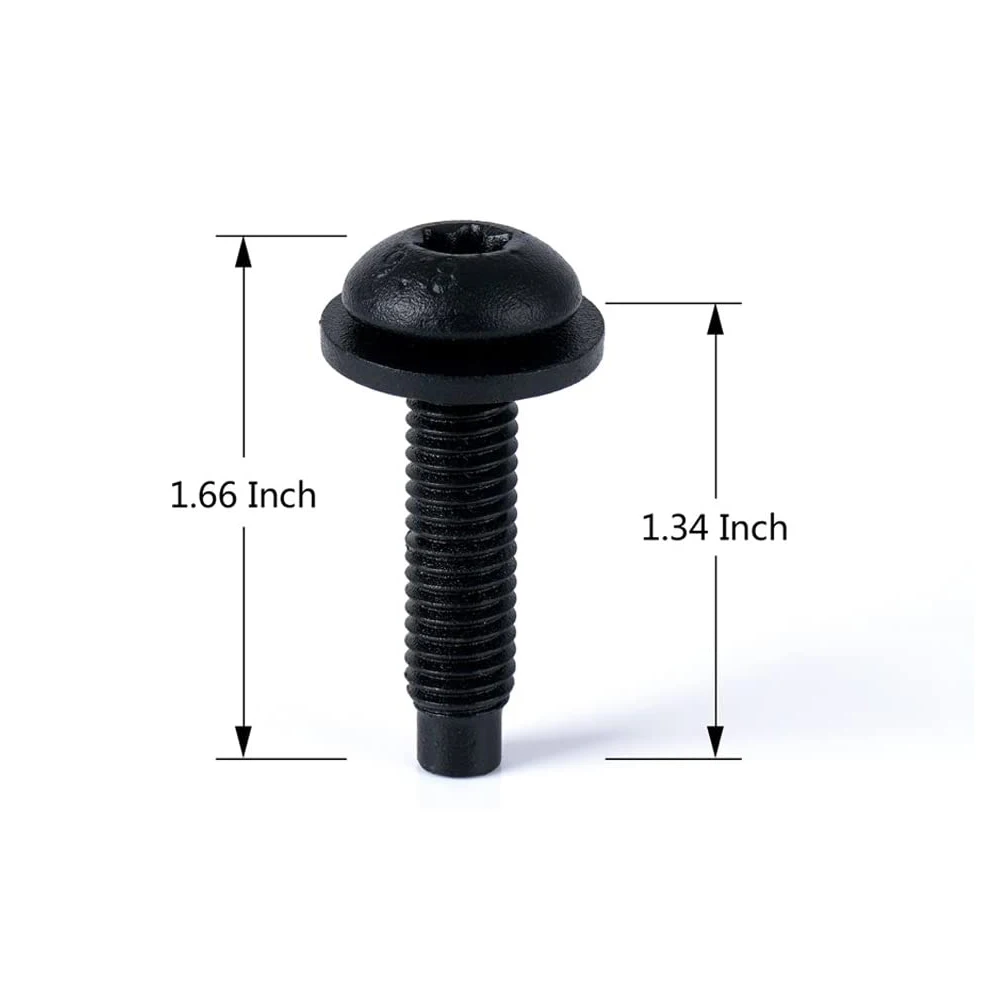 Kit Bulloni Torx Per Parabrezza Jeep – 20 Pezzi, Acciaio 8.8, Dacromet Nero, Per CJ/YJ/TJ/LJ - Foto 4