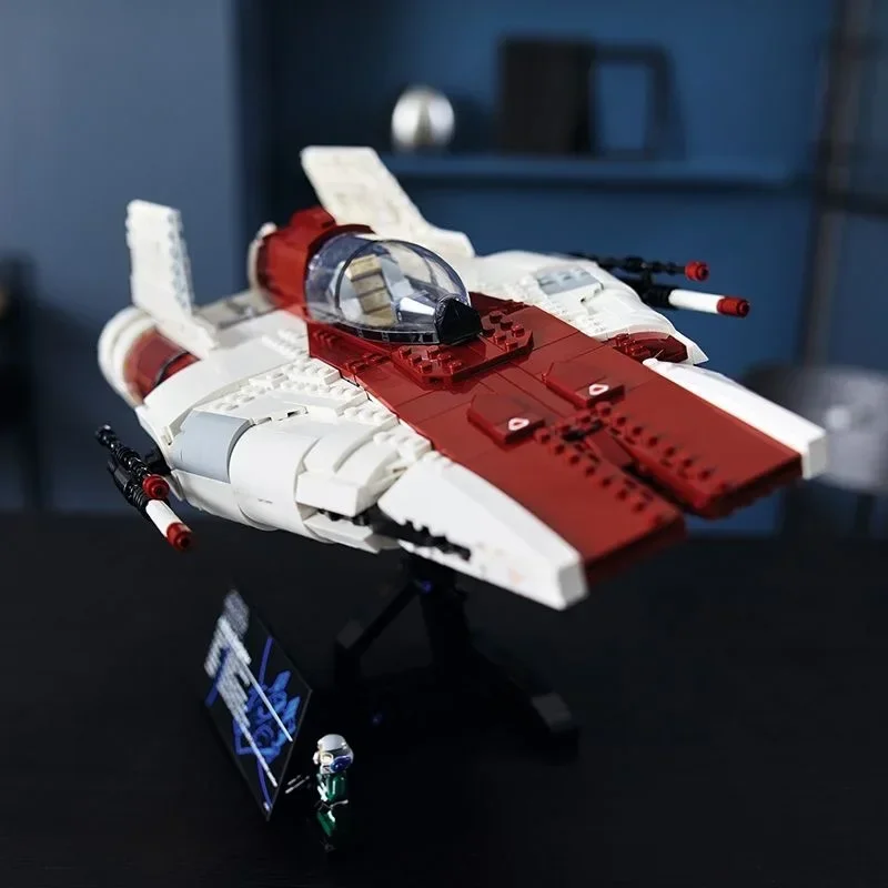 

Популярная игрушка, новинка 2024, игрушки со звездой 75275, конструктор A Wing Starfighter, модель сборного блока, кирпичи, игрушки для детей, подарки на день рождения