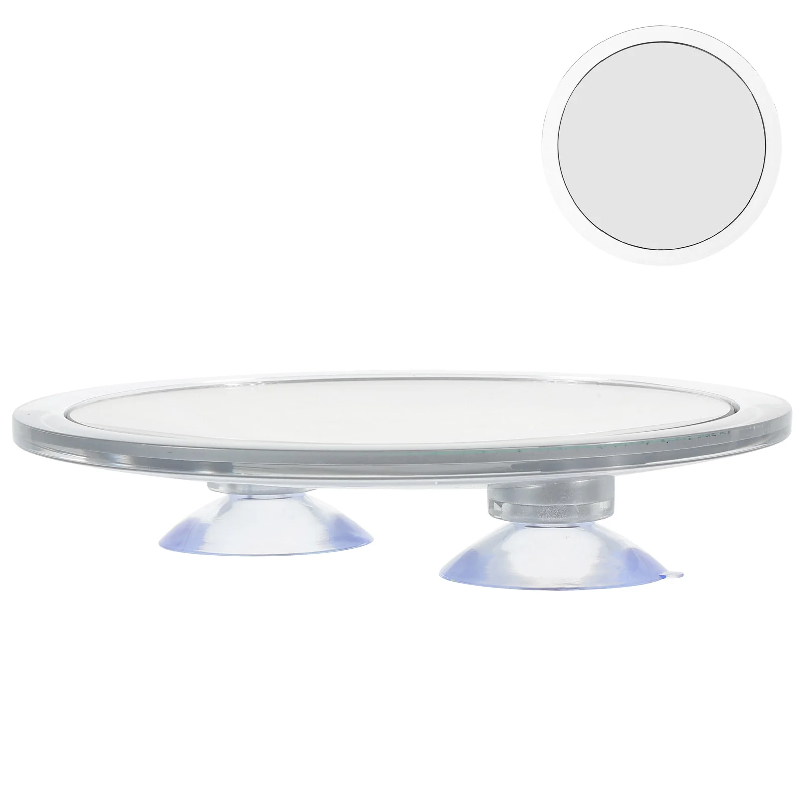 Bathroom Makeup Mirror Magnifying for Magnification with Suction Cup Sucker Glass Wall Travel 2