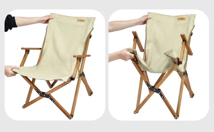 Folding camping chair, lightweight backpack chair with storage bag, suitable for hiking, gardening, beach nordic chair sillas