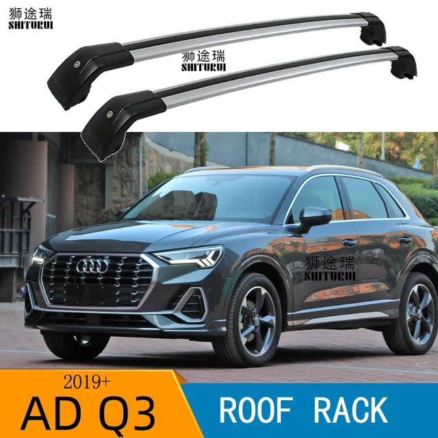 Pour Audi Q3 (F3) 2019-2022 Barres de Toit AIR-2 Railing Porte