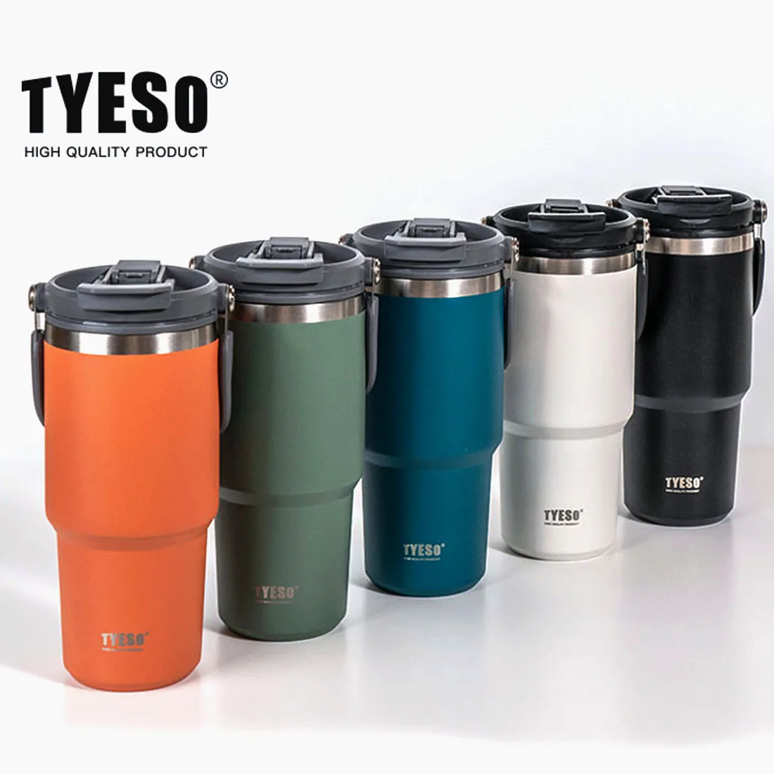 Tyeso Stainless Steel Coffee Cup Cold And Hot Double-layer Insulated Cup Tumbler Thermo Water Bottle Car Travel Mug Vacuum Flask 7 Scd3d34f5a8a74bbba2a1dad5f53ee10eB