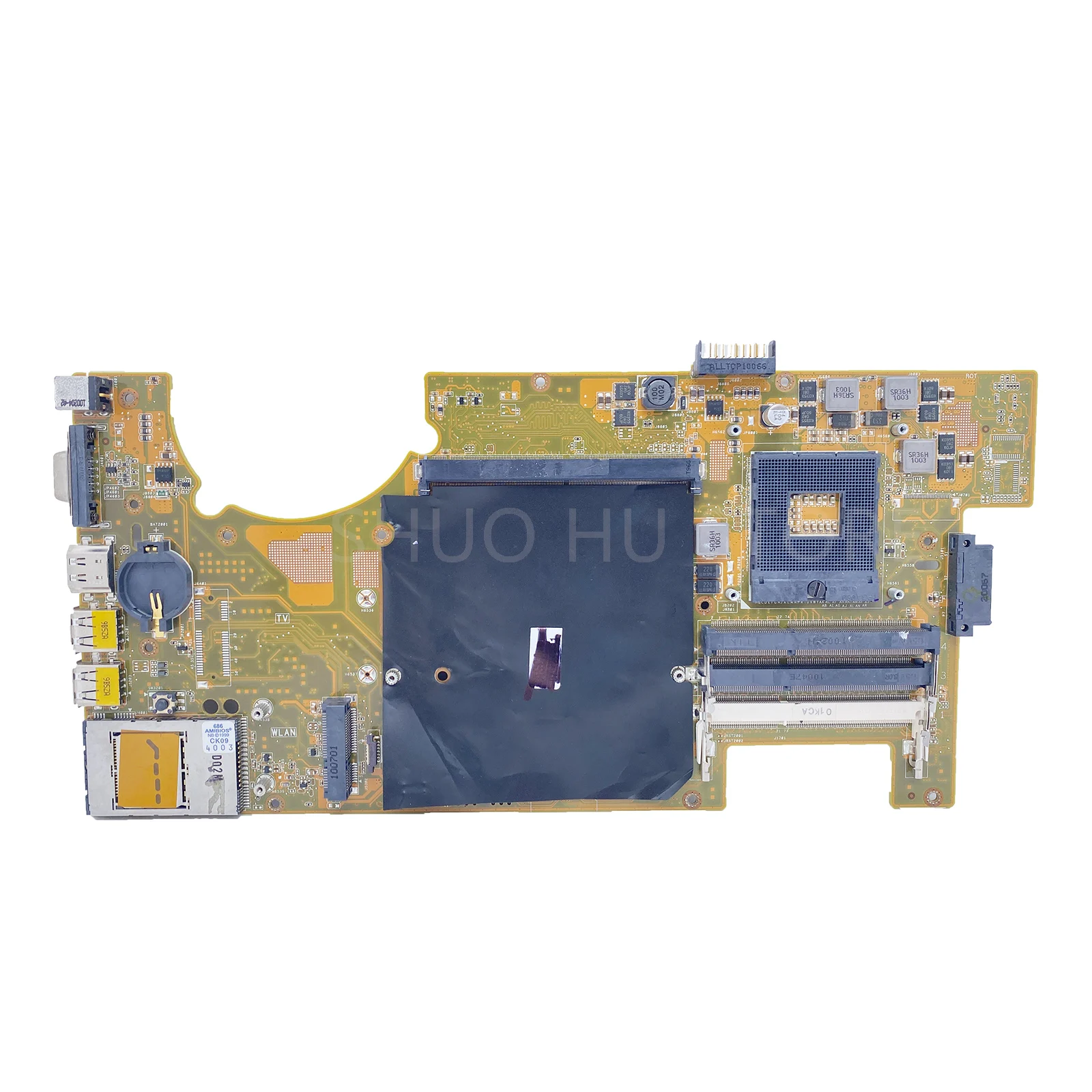 Computador Portátil Mainboard para Asus Slots Ddr3 G73 G73j Placa-mãe 60-ny8mb1200 Rev: 2.0 Hm55 Testado 100% Função G73jh Placa-mãe para notebook - Imagem 2