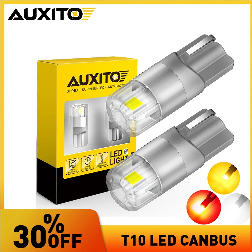 194 LED Interior Light Bulb Amber Yellow — AUXITO