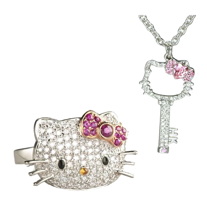 

Колье с подвеской в виде сердца Hello Kitty