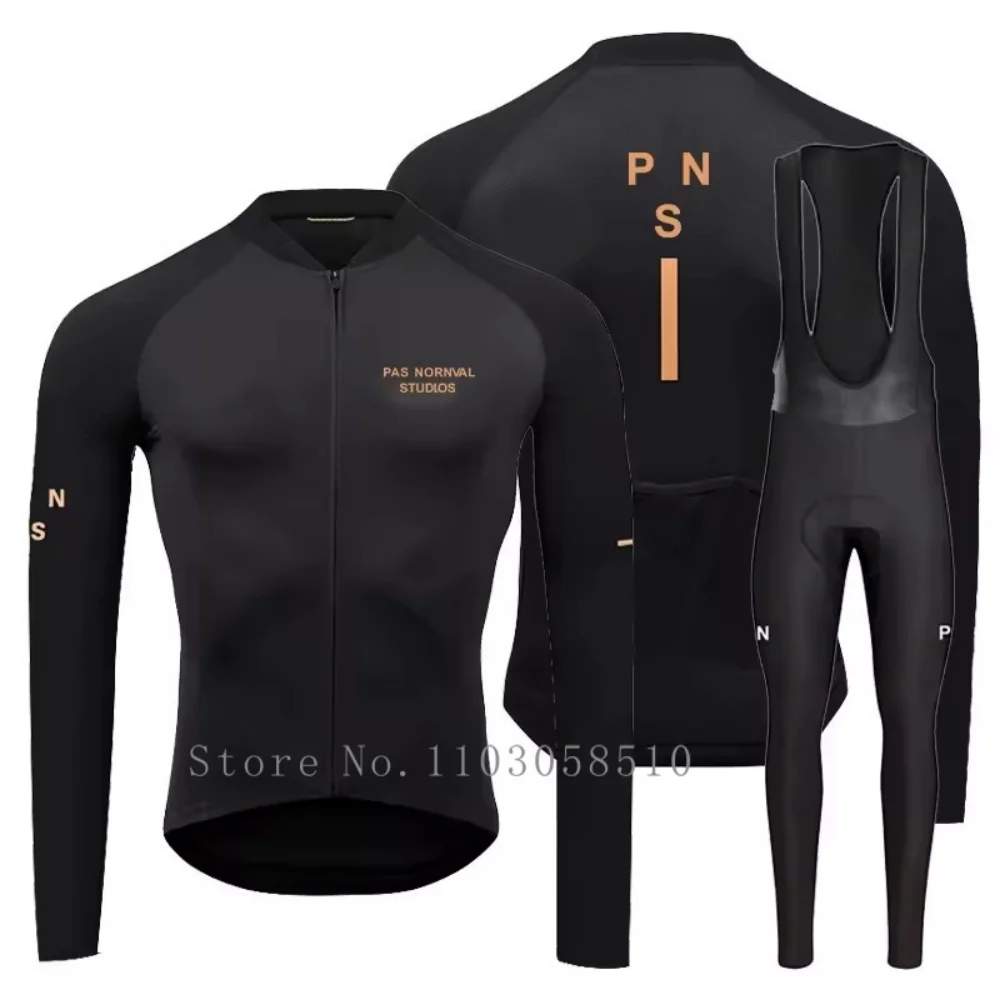 Men Autumn Cycling Jersey Set Spring Long Sleeve Clothing Ciclismo Bicycle Clothes Triathlon Profession Maillot Hombre