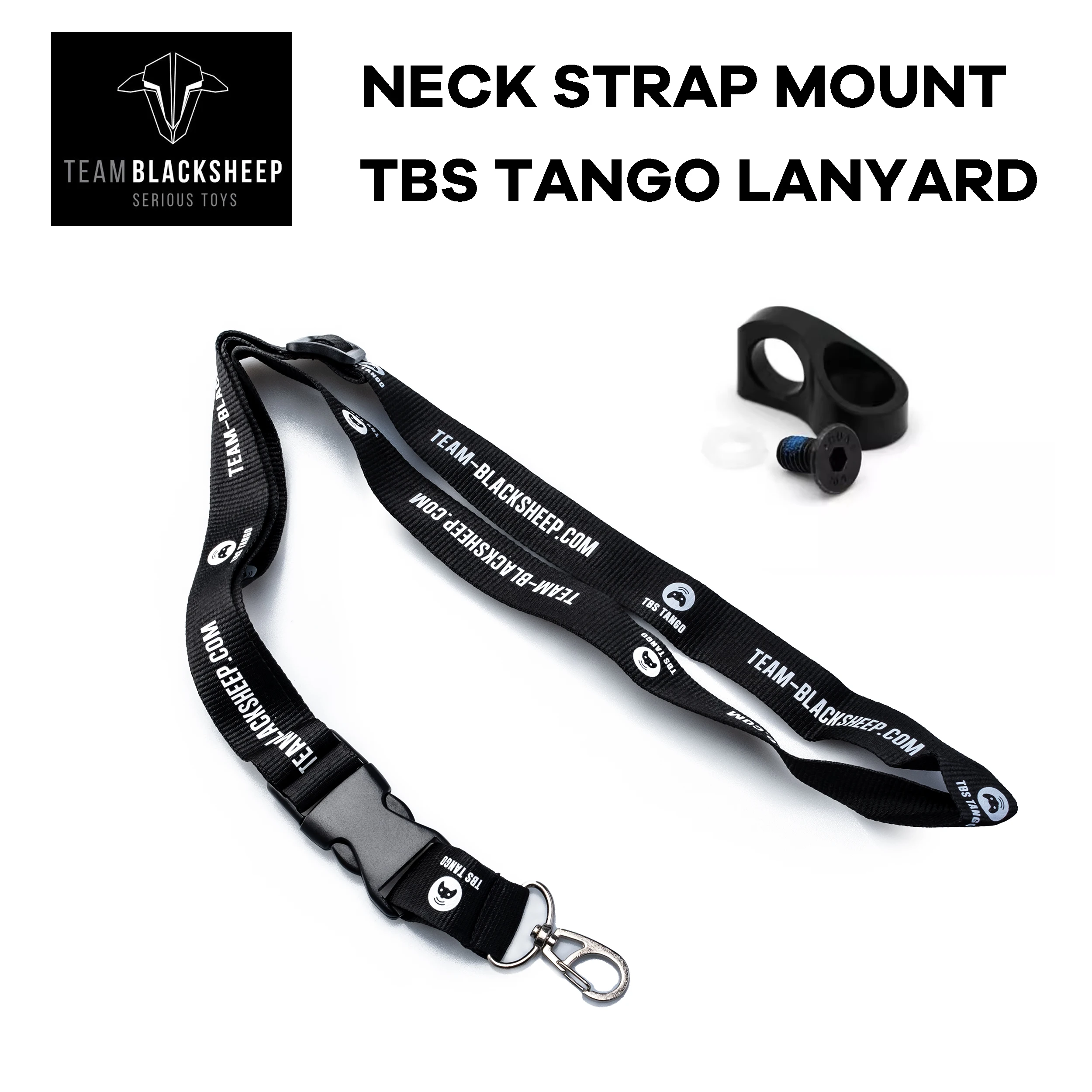 Крепление на шейный ремень Team Blacksheep TBS TANGO 2, регулируемый съемный ремешок для дистанционного управления FPV TANGO 2