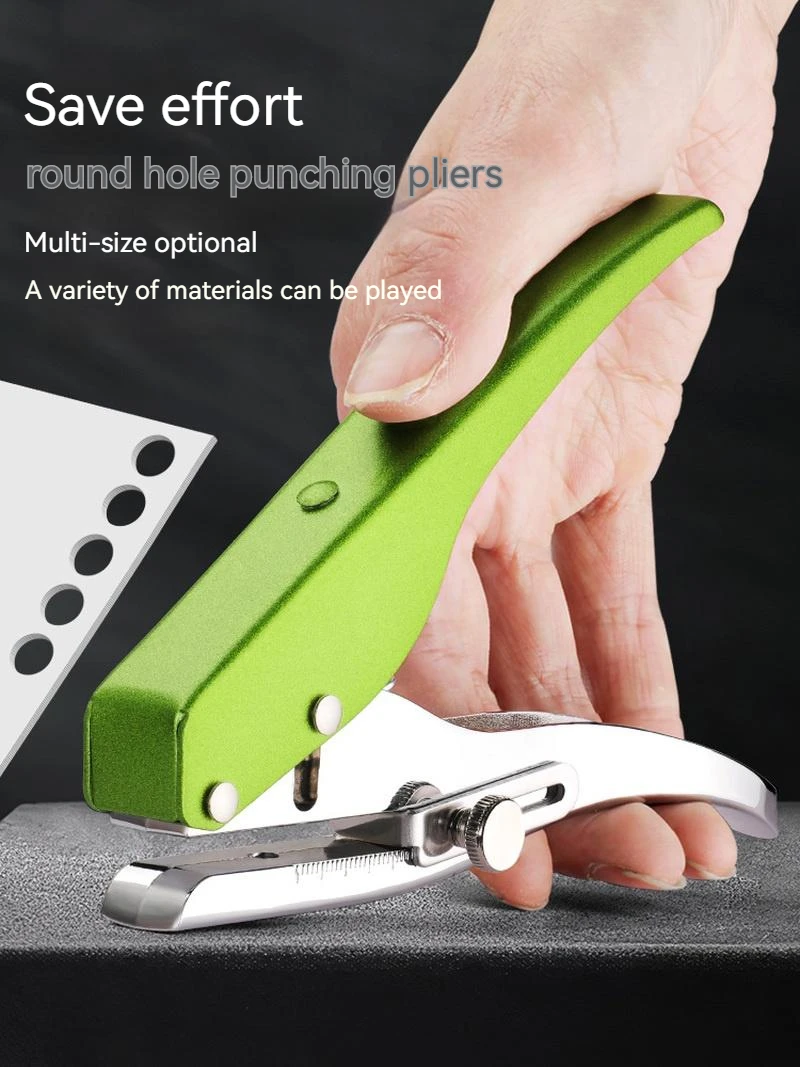 Hole Punch 1/4 Inch, Heavy Duty Hole Punch, Paper Card Portable Handheld  Long, 2 Inch Reach Deep (6Mm) - AliExpress