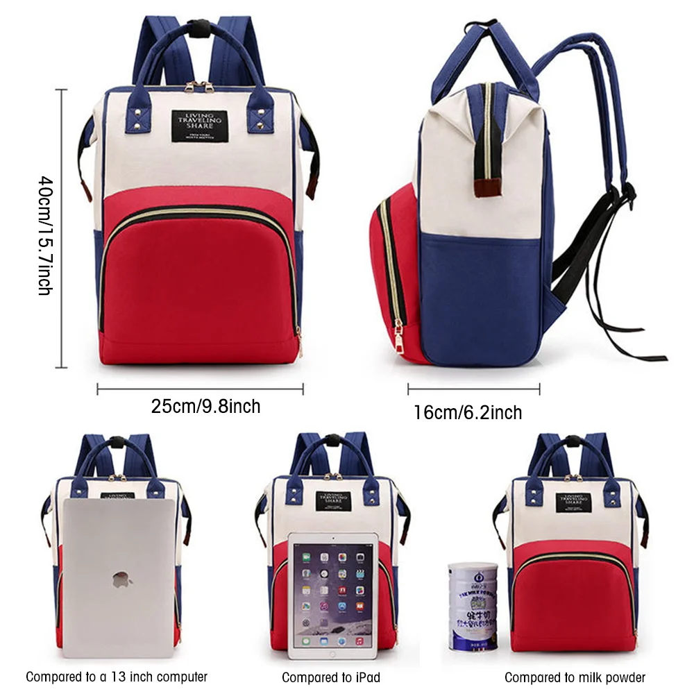 Nappy Backpack Bag Mummy Large Capacity Bag Mom Baby Multi-function Waterproof Outdoor Travel Diaper Bags For Baby Care