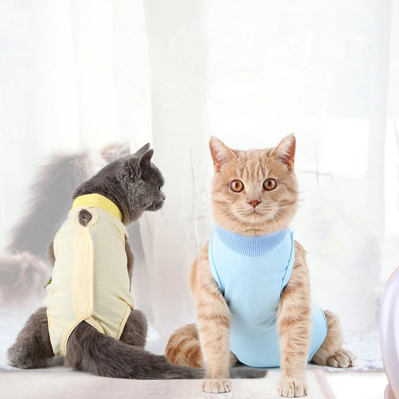 Free Shipping Cat Scrubs Sterilization clothes Weaning clothes Anti-lick comfortable