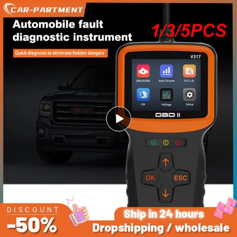 

1/3/5PCS Scanner Professional Auto Engine System Diagnostic Tool Lifetime Free Automotive DTC Lookup Code Reader Car Diagnostic