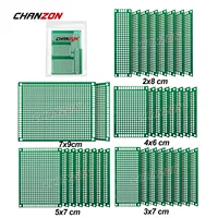 34 Pcs Double Sided PCB Board Tinned ( 2X8 3X7 4X6 5X7 7x9 cm ) Prototype Kit FR4 Printed Universal Circuit Perfboard for DIY - Image 6