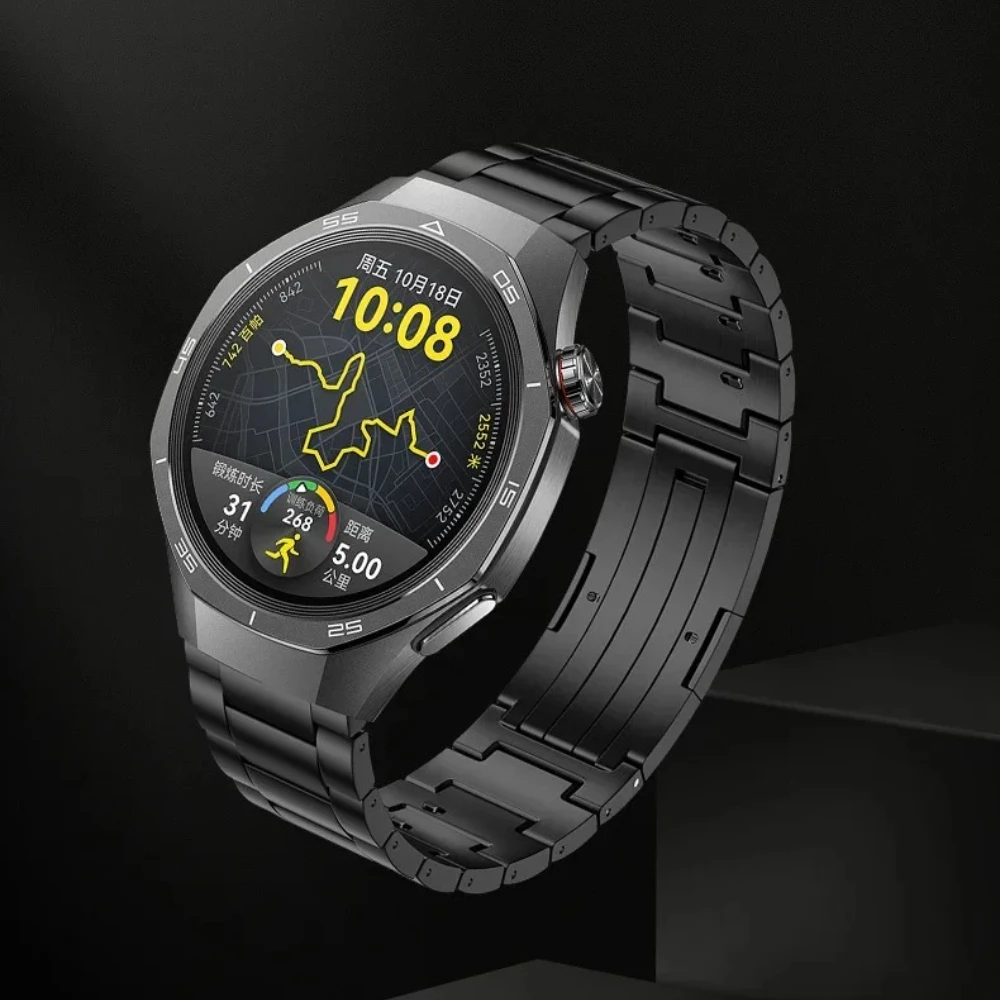 Premium 22mm Titanium Metal Watch Strap