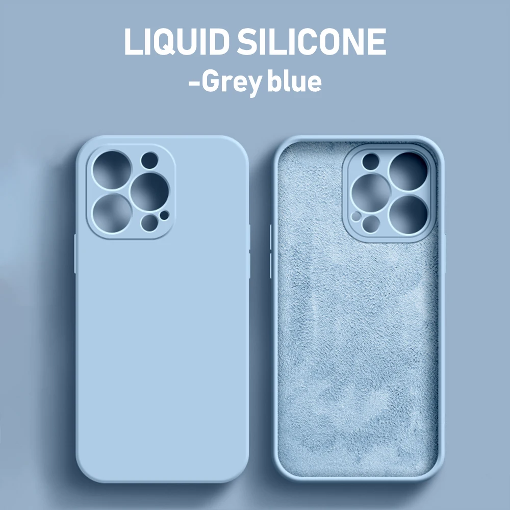 Liquid Silicone Protective Case Cover for iPhone – Premium Durable Design