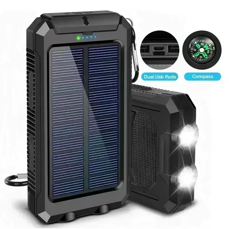 Solar Waterproof Power Bank 2
