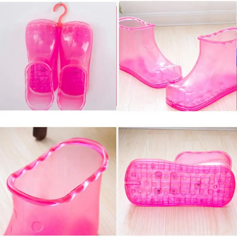 Foot Soaking Boots Massage High-Density Foot Soaking Boots Portable Household Soaker Heatproof Shoes For