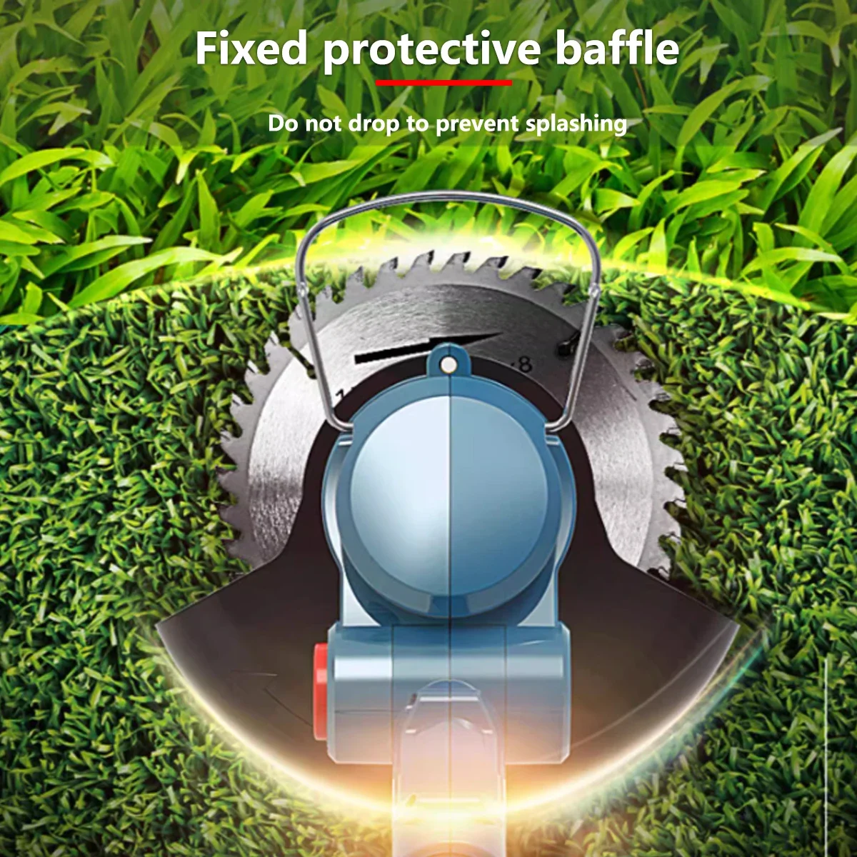 21V Cordless Grass Trimmer Electric Lawn Mower Length Adjustable Cutter Household Garden Tools For Makita/wobeich 18V Battery