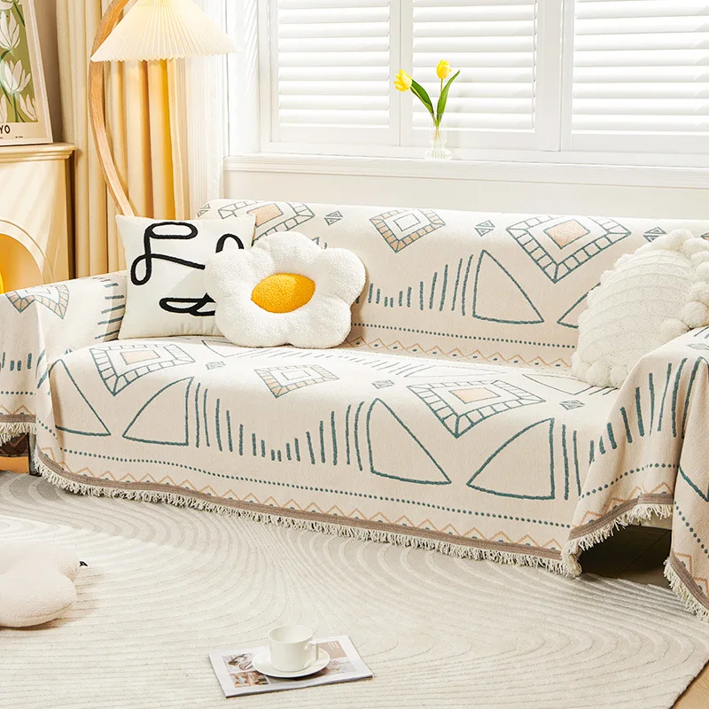 

Quality Sofa Blanket Universal Cat Scratch Resistant Couch Sofa Cover Chenille Soft Slipcover Chair Towel Protector Bedspread