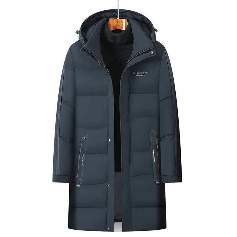 thumbnail image 1 of Chaqueta de plumón de lujo de diseñador para hombre, marca de invierno, con capucha extraíble, relleno de plumón de pato, ropa de abrigo para el frío, chaqueta de invierno para hombre, 1 of 5