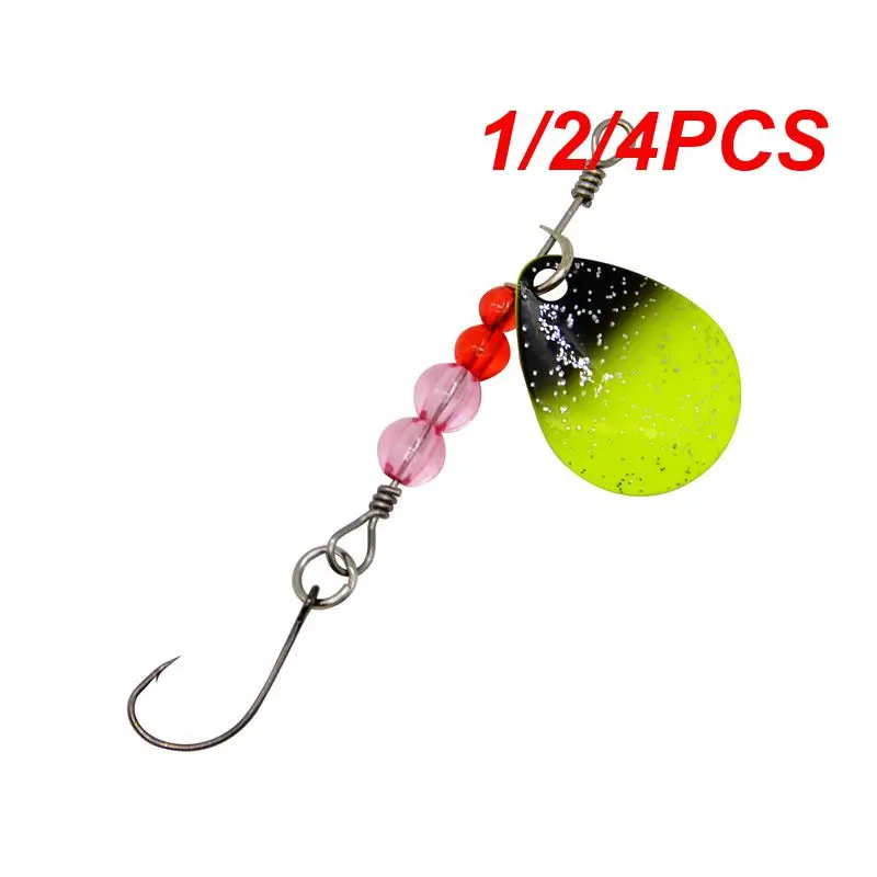 

1/2/4PCS Spinner Bait Metal Fishing Spoon Lure 2g Hard Artificial Bait With Hooks Freshwater Creek Trout Lures Fishing Tackle