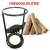 Manual Firewood Distributor,Firewood Distributor Wedge Hatchet ,Handmade Cast Iron Kindling Firewood Splitter,Outdoor Tool 1