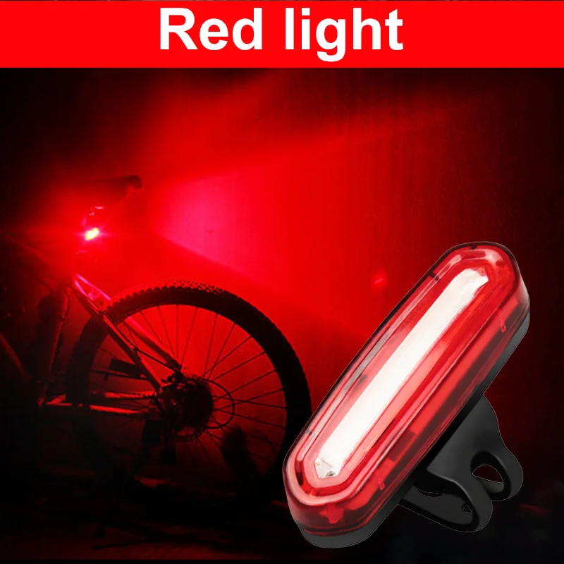 Luz LED destellantes ROJA para bicicleta