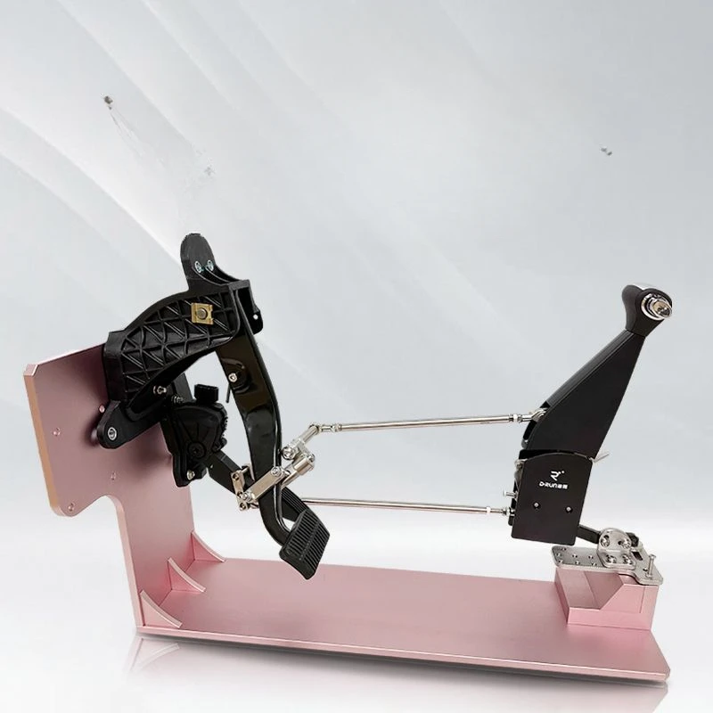 

Handheld device for disabled C5 car assistive device with dual lower limb fully manual throttle brake without drilling