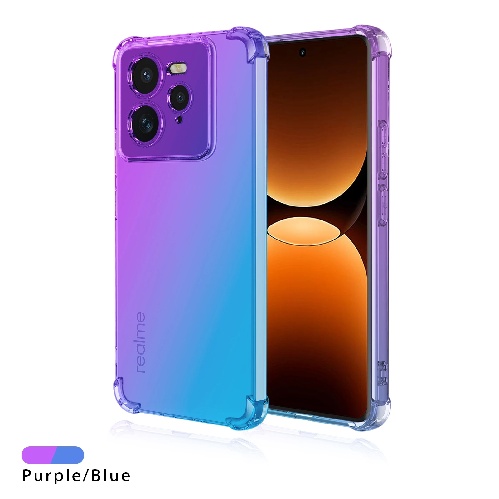 Gradient Airbag TPU Shockproof Protective Case