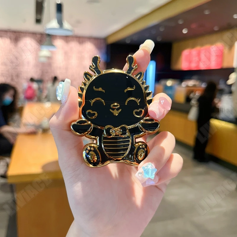 Coque plaquée Dragon mignon pour Samsung Galaxy S21, S20, S22 Ultra, S23, S21plus, S20FE, S10, S9, S8, Note 10, 20 Plus_voghion.com