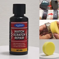 Quick Scratch Repair Polish Cream With Sponge Multi-Surface Restorer For Watches Jewelry Stainless Steel Metal Oxidation Remover