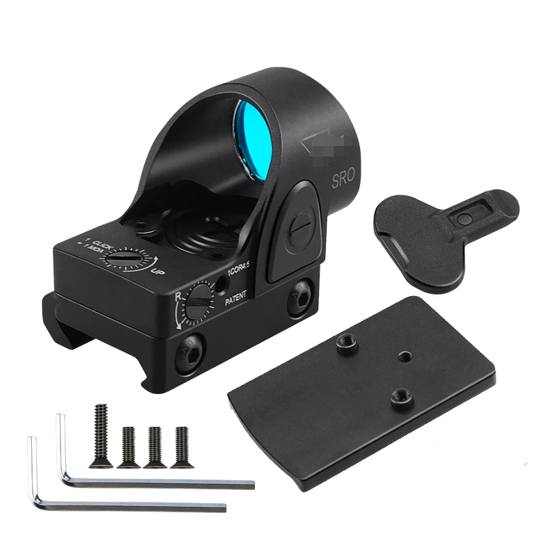 

New SRO Red Dot Sight Tacticall Mini Scope Pistol For Glock G17 G19 9mm Rifle Handgun 20mm Metal Version