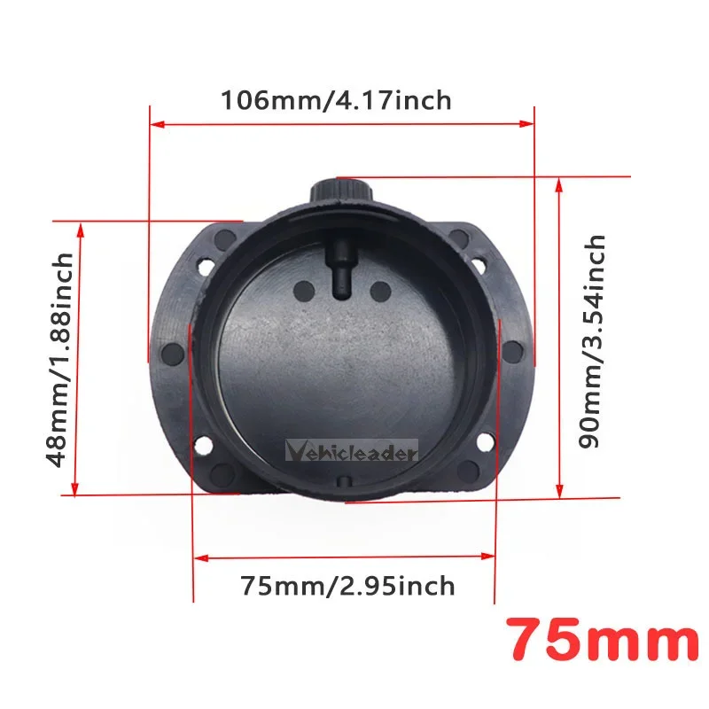 75MM Flat Vavle Flap Adjustable Air Diesel Parking Heater Vent Ducting Branch Splitter Exhaust Pipe Joiner Connector For Webasto