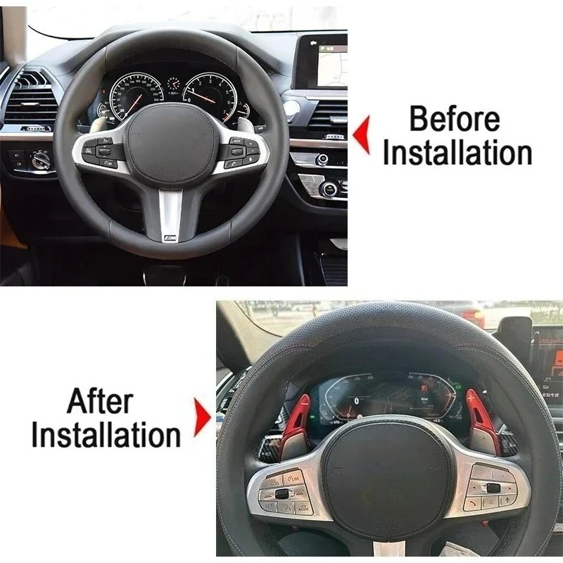 Premium Aluminum Shift Paddle Extensions for BMW M Series & XDrive Vehicles