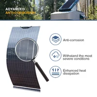 Kit de Démarrage Panneau Solaire 200W, 2 Modules Monocristallins 100W, Contrôleur de Charge 20A 12V pour VR, Bateaux, Remorques, Cabanes, Système Hors Réseau 3