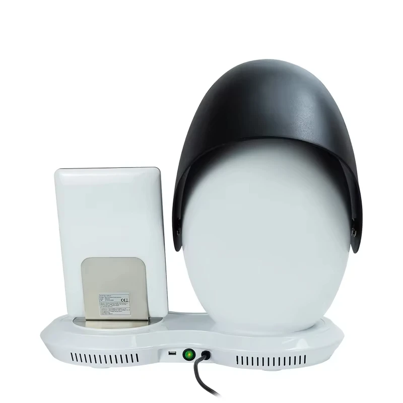 피부 분석 기계 15.6인치 1200만 PX 듀얼 HD 카메라 AI 기술 정확한 분석 결과를 분석하는 3가지 조명