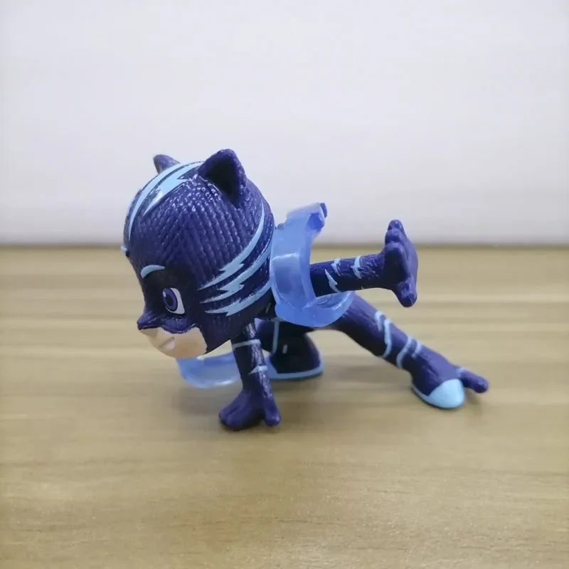 Maskedse HeroBlue Pussycat Boy Red Owlse Girls NightsNinja Actionfiguren Modell Spielzeug Sammlerstück Desktop-Dekorationen – Detail 5
