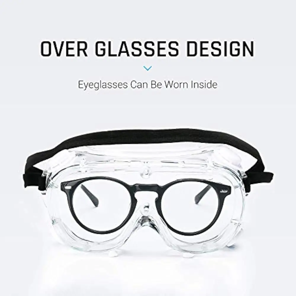 Waterproof Anti-Fog Protective Safety Goggles for Dust and Wind Protection