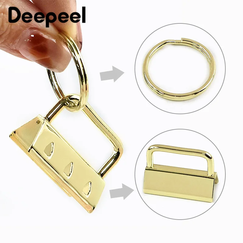 10/20/50개 20/25/32mm 금속 엔드 클립 버클 키체인 가방 스트랩 벨트 테일 클립 링 버클 펜던트 DIY 공예 액세서리