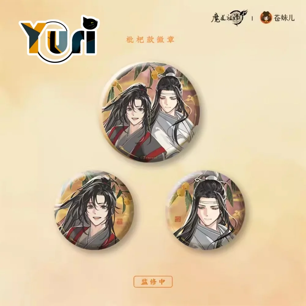 

Аниме Mo Dao Zu Shi MDZS Lan Wangji Wei Wuxian значок заколка Shikishi лазерный билет милый Косплей неизменный C QC