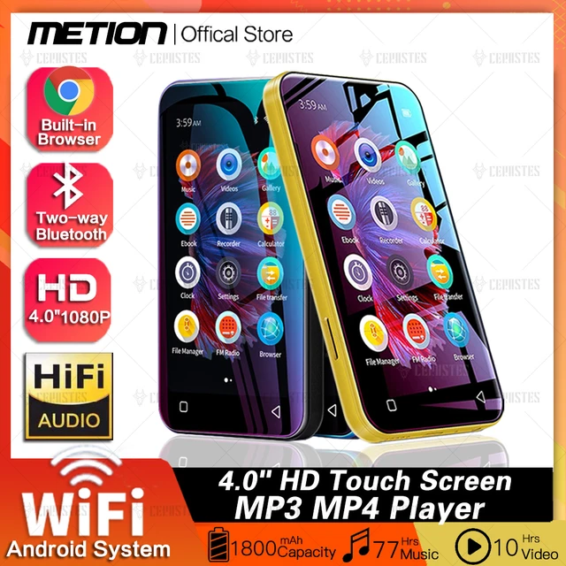 2023 NEW WiFi MP4 Player Bluetooth MP3 Player HiFi Sound Music Walkman  FM/Recorder/Browser/Support