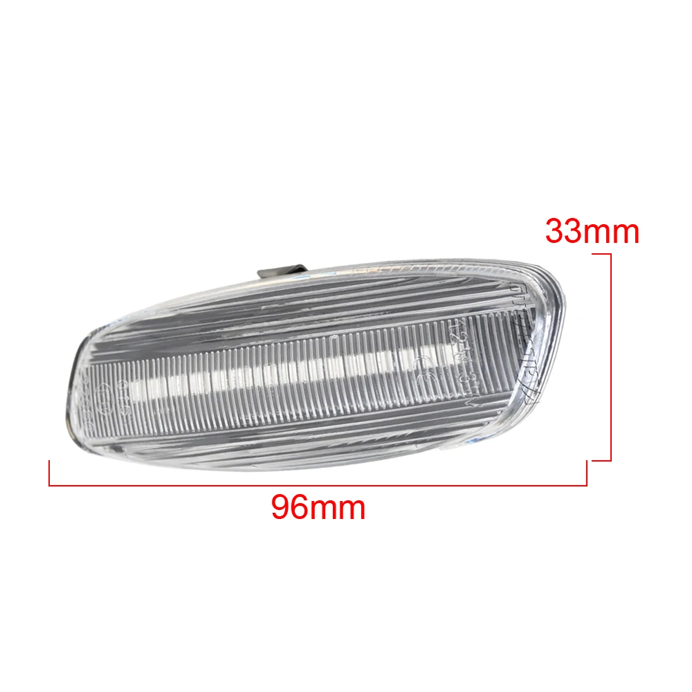 Ǫ�� 207 308 3008 5008 RCZ ��Ʈ�ο� C4 C3 DS3 DS4 6325G5 2pcs LED ���� ���� ���̵� ��Ŀ ��ȣ ǥ�� ��