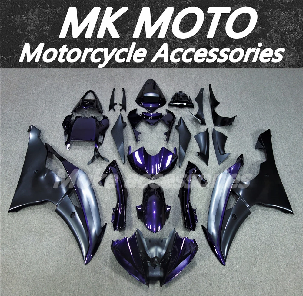 

Motorcycle Fairings Kit Fit For R6 2008 2009 2010-2014 2015 2016 Bodywork Set High Quality ABS Injection Matte black purple