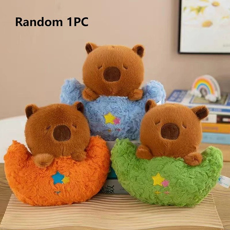 thumbnail image 1 of 20-25cm Cross-dressing Capybara Plush Toy Soft Stuffed Simulation Animals Cute Doll Cartoon Cute Home Decoration For Girls Gift, 1 of 5