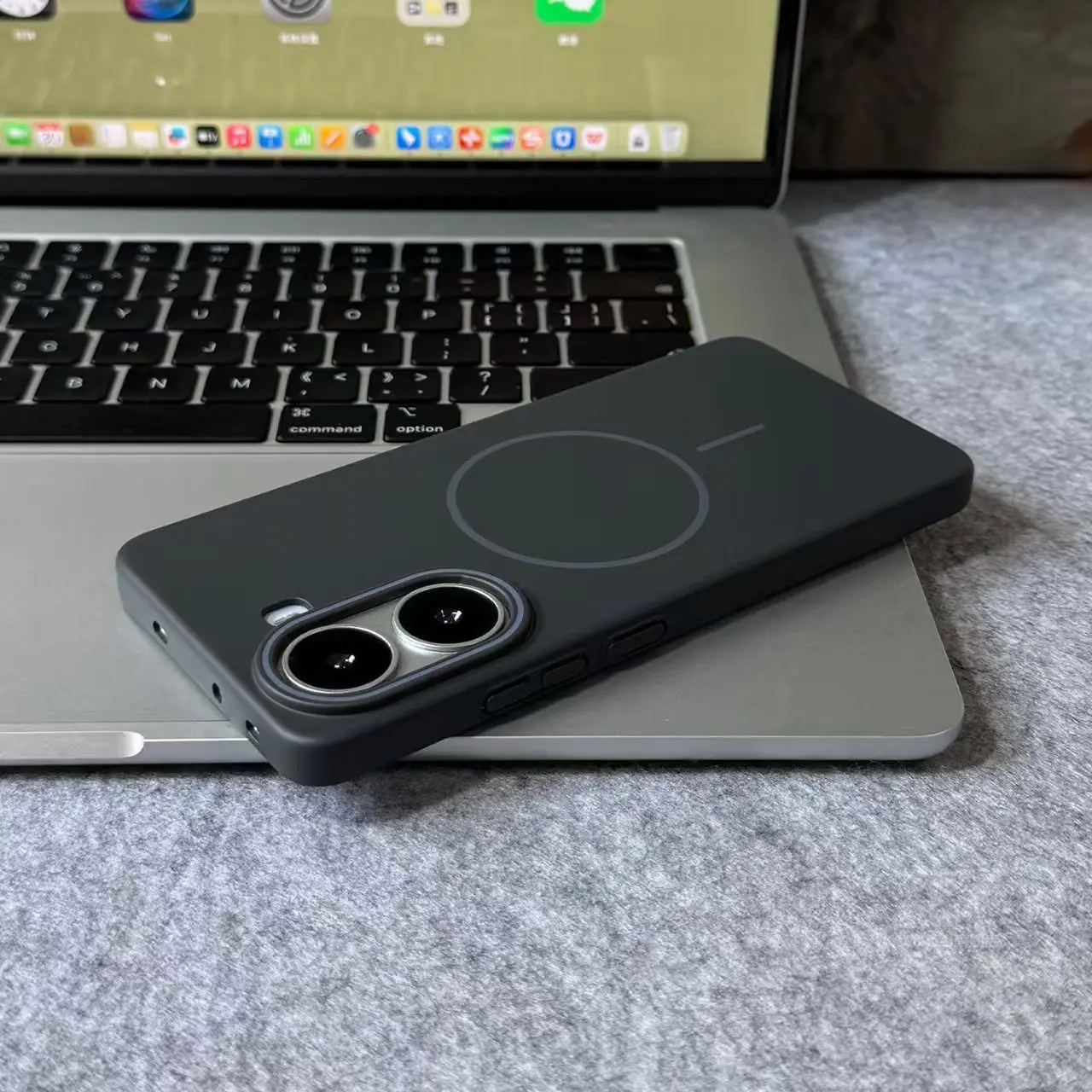 MagSafe Matte Hard PC Ultra-Thin Shockproof Bumper Case