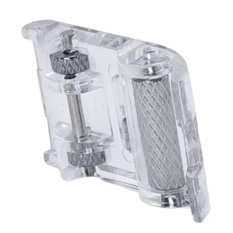 1pcs Roller Sewing Machine Presser Foot Plus Non-Stick Zigzag Presser Foot for Singer Brother Low Shank Sewing Machine