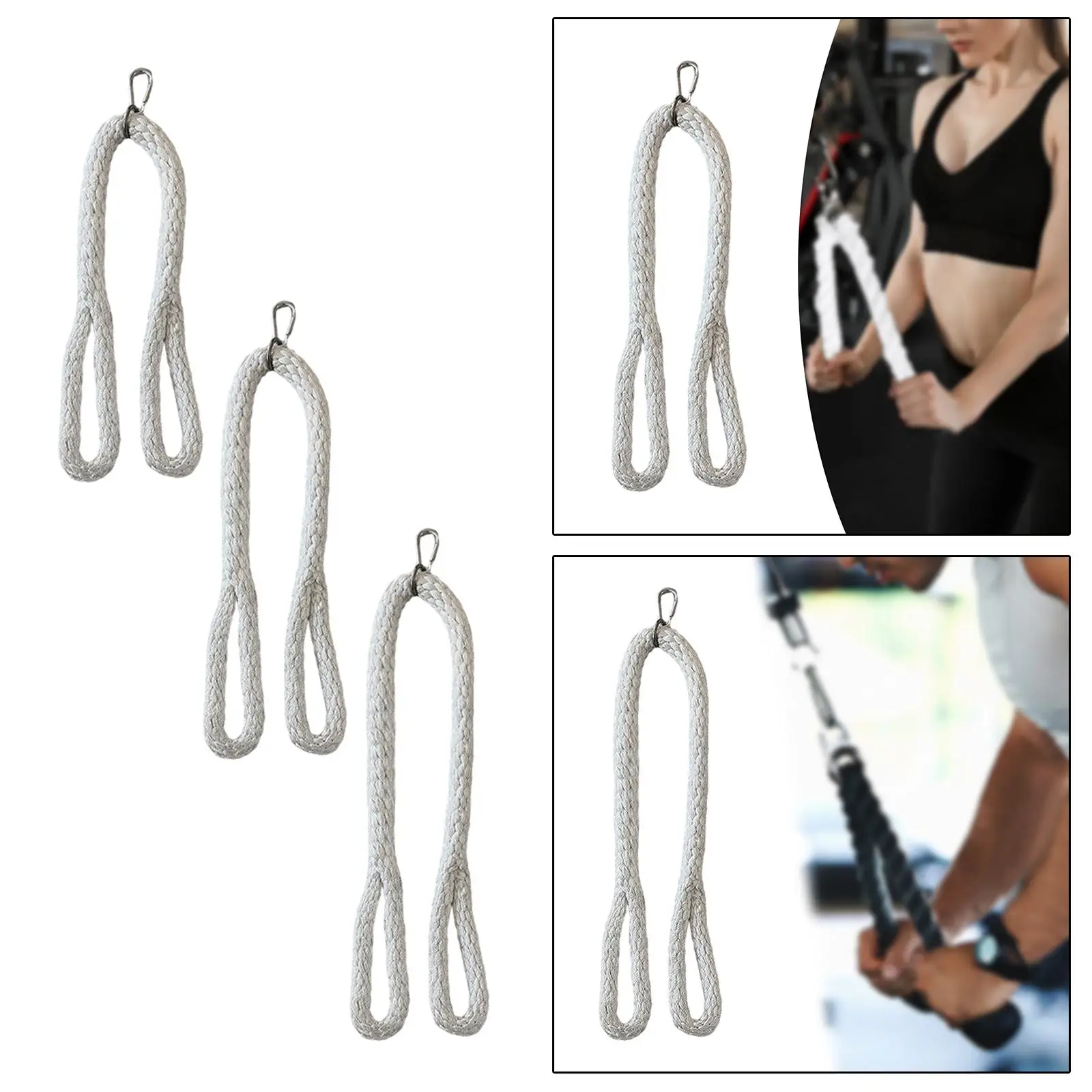 Tricep Rope Tricep Pull Down Rope Workout Fitness Pulley System Cable Machine Attachment Nylon Handle for Crunches Face Pulls Tricep Rope Tricep Pull Down Rope Workout Fitness Pulley System Cable Machine Attachment Nylon Handle for Crunches Face Pulls